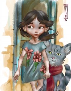 illustrator in jacksonville, fl children book illustrator using Clip studio Paint and Wacom